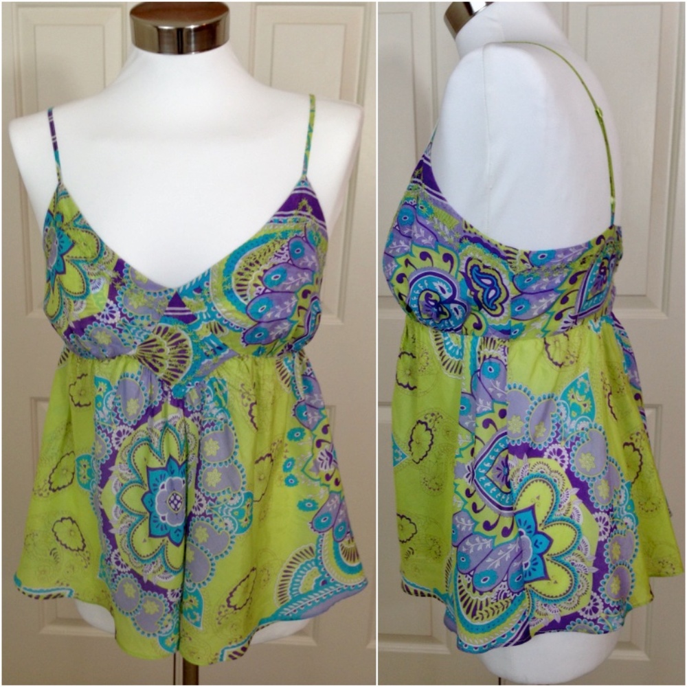 Vintage Joie Paisley Camisole Top